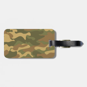 Etiqueta De Bagagem Camo