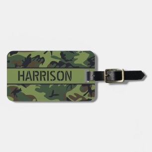 Etiqueta De Bagagem Camo Personalizado