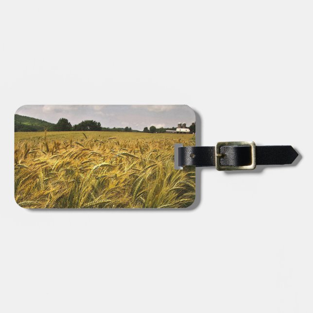 Etiqueta De Bagagem Campo da grão (Frente Horizontal)