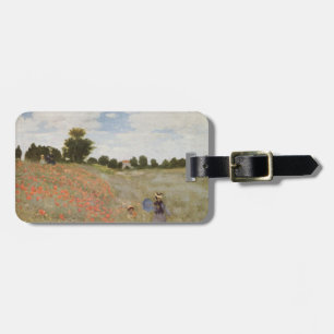 Etiqueta De Bagagem Campo das papoilas Claude Monet