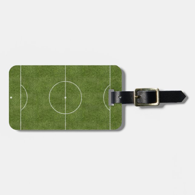 Etiqueta De Bagagem Campo de futebol (Frente Horizontal)