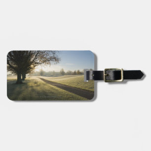 Etiqueta De Bagagem Campo de golfe Frost-Coberto
