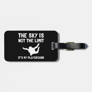 Etiqueta De Bagagem Campo de jogos de Skydive