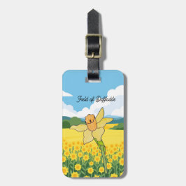 Etiqueta De Bagagem Campo de Narcisos