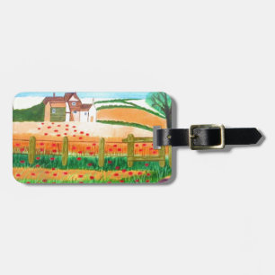Etiqueta De Bagagem Campo de Papoulas