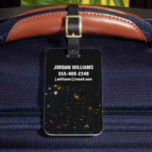 Etiqueta De Bagagem Campo paralelo do Galaxy Cluster Abell 370.