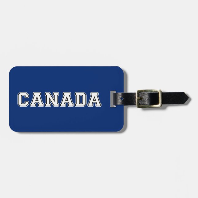 Etiqueta De Bagagem Canadá (Frente Horizontal)