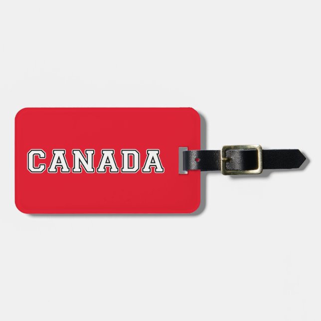 Etiqueta De Bagagem Canadá (Frente Horizontal)
