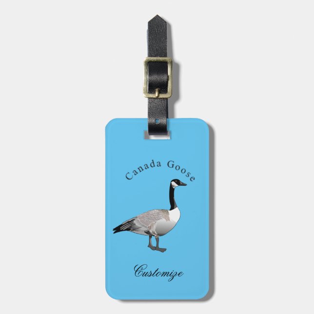 Etiqueta De Bagagem Canadá Goose Gander Thunder_Cove (Frente Vertical)