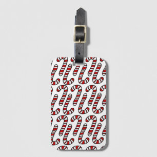 Etiqueta De Bagagem Candy Canes
