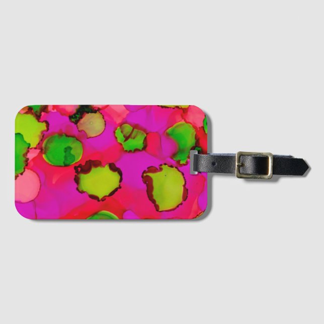 Etiqueta De Bagagem Candy Girl (Frente Horizontal)