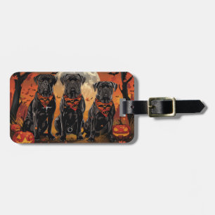 Etiqueta De Bagagem Cane Corso Halloween Spooky