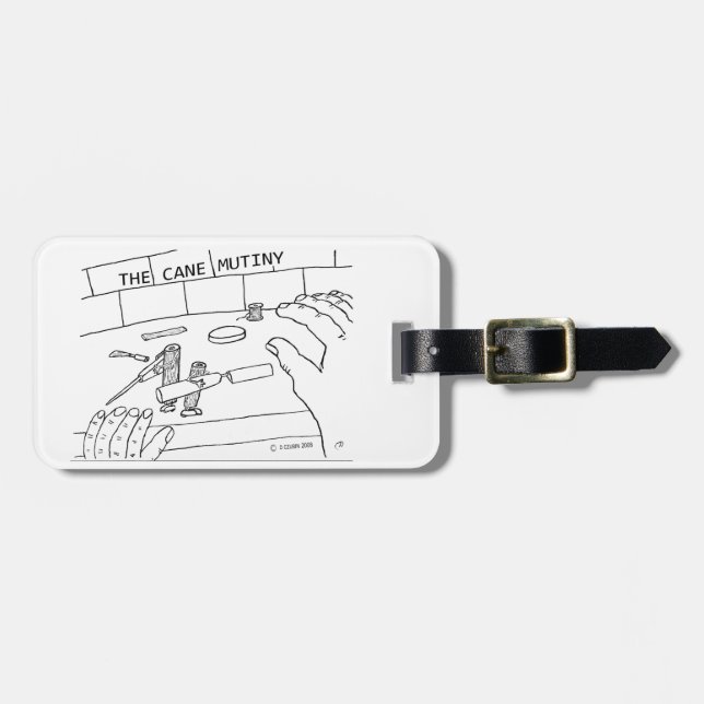 Etiqueta De Bagagem Cane Mutionine (Frente Horizontal)