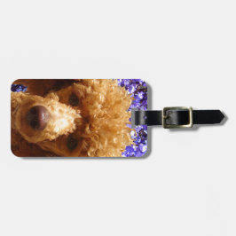 Etiqueta De Bagagem Caniche bonito