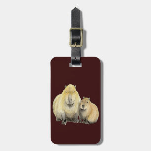 Etiqueta De Bagagem Capivara