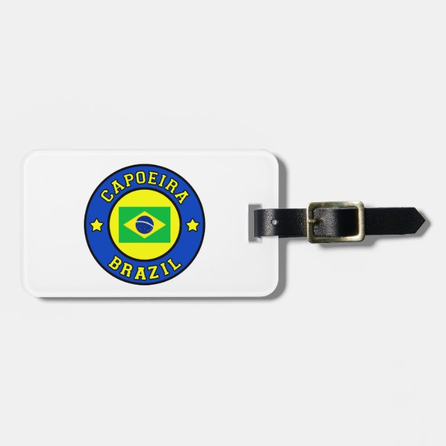 Etiqueta De Bagagem Capoeira (Frente Horizontal)