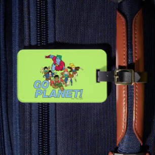 Etiqueta De Bagagem Captain Planet and the Planeteers - Go Planet!