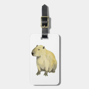 Etiqueta De Bagagem Capybara