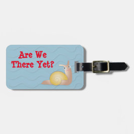 Etiqueta De Bagagem Cara Snailey