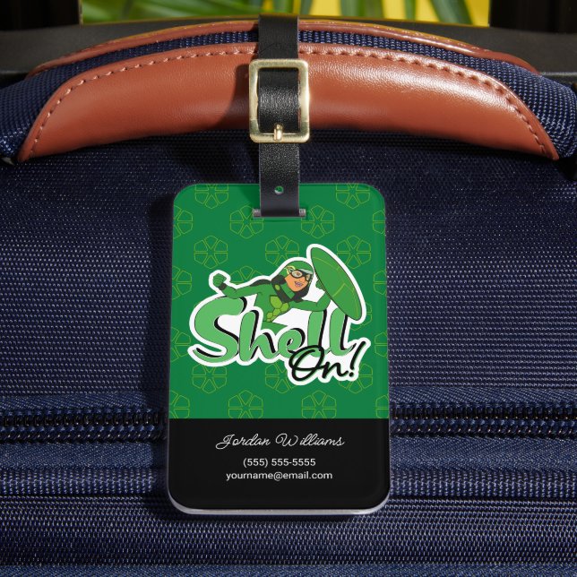 Etiqueta De Bagagem Carapace | Ligar! (Frente Insitu 2)