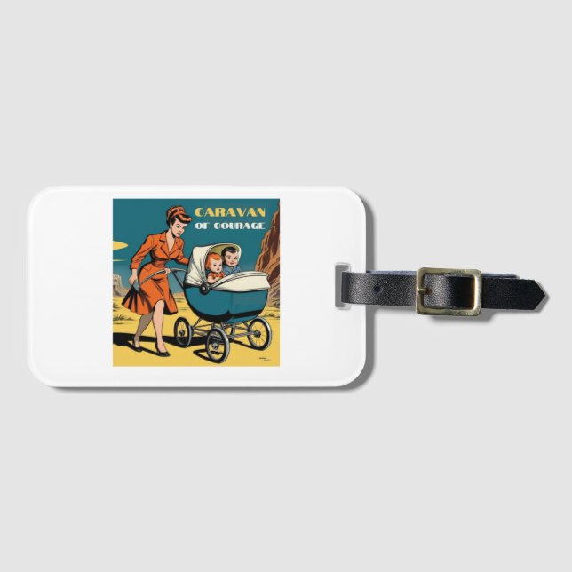 Etiqueta De Bagagem caravana de coragem (Frente Horizontal)