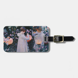 Etiqueta De Bagagem Carnação Lily Lily Rosa John Singer Sarger Art