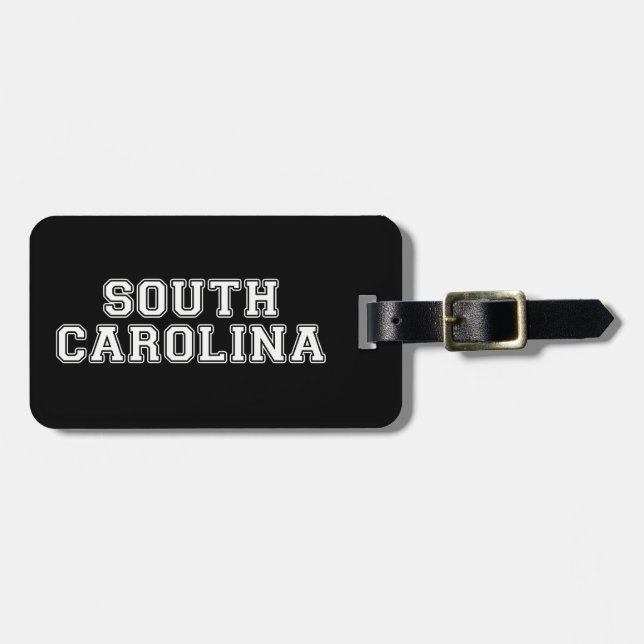 Etiqueta De Bagagem Carolina do Sul (Frente Horizontal)
