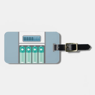 Etiqueta De Bagagem Carregador de bateria