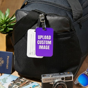 Etiqueta De Bagagem Carregar Imagem Personalizada - Adicione a Sua par
