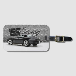 Etiqueta De Bagagem Carro 1965 do clássico da arraia-lixa 396 de Chevy