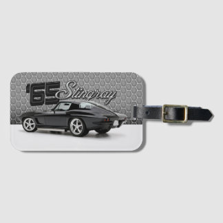 Etiqueta De Bagagem Carro 1965 do clássico da arraia-lixa 396 de Chevy