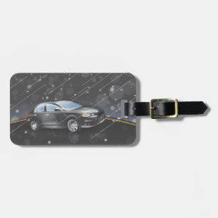 Etiqueta De Bagagem Carro de esportes