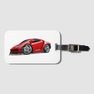 Etiqueta De Bagagem Carro super cartoon