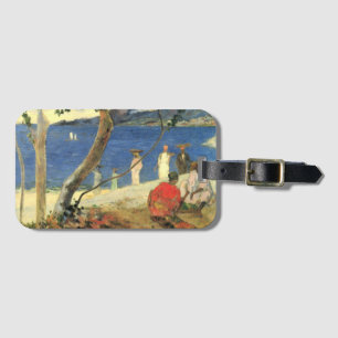 Etiqueta De Bagagem Carros de Fruta Paul Gauguin na Turim Cove ou nos