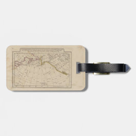 Etiqueta De Bagagem Carta do capitão James Cook da descoberta de