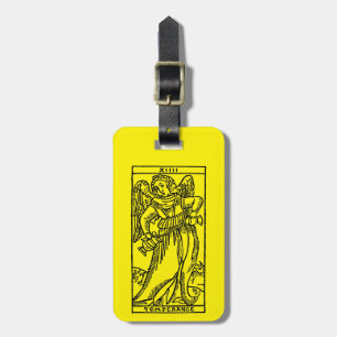 Etiqueta De Bagagem Cartão de Tarot: Moderação