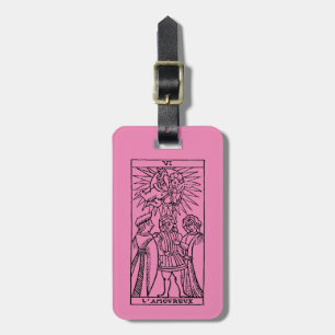 Etiqueta De Bagagem Cartão de Tarot: Os amantes