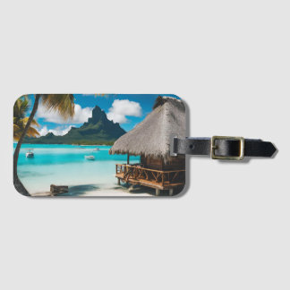 Etiqueta De Bagagem Cartão Postal de Bora Bora (2)