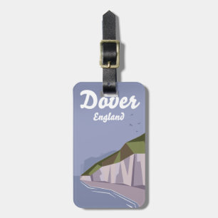 Etiqueta De Bagagem Cartaz de viagem White Cliffs of Dover Café de Dua