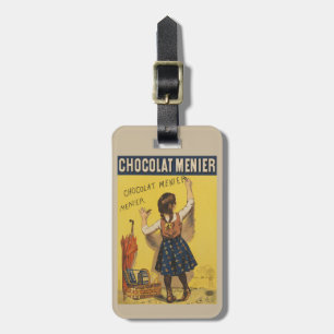 Etiqueta De Bagagem Cartaz Francês Vintage Chocolat Menier Arte Bouiss