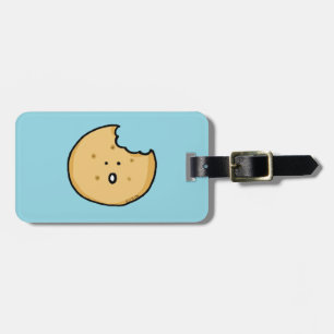 Etiqueta De Bagagem Cartoon Engraçado com Bite