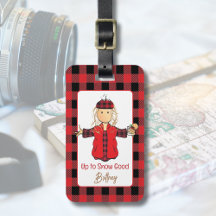 Cartoon Engraçado Lady Snow Dizendo Cruzeiro De in