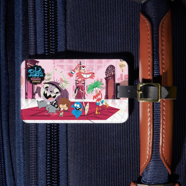 Etiqueta De Bagagem Casa de Foster para Amigos Imaginários | Dança (Frente Insitu 4)