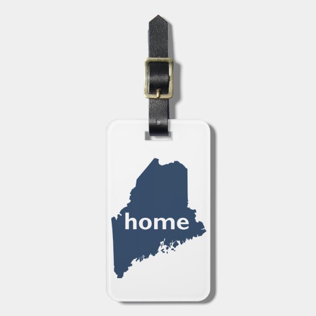 Etiqueta De Bagagem Casa de Maine (Frente Vertical)