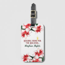 Casa de Poinsettia para o Natal das Férias