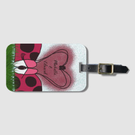 Etiqueta De Bagagem Casal Ladybug