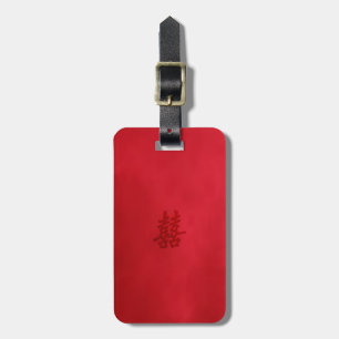 Etiqueta De Bagagem Casamento dobro da felicidade