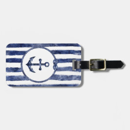 Etiqueta De Bagagem Casamento Marítimo Costeiro