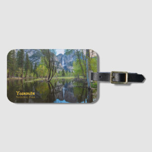 Etiqueta De Bagagem Cascatas do Parque Nacional de Yosemite