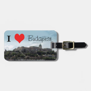 Etiqueta De Bagagem Castelo de Buda - coração Budapest de I